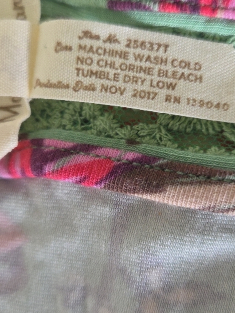 Matilda Jane Weekend Away Green Floral V-Neck Tank Size 2XL Buttery Soft - Picture 9 of 10